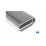 Silencieux arrière duplex inox 1x135x80mm type 53 pour RENAULT TWINGO I TYPE C06