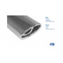 2x70mm stainless steel silent for RENAULT TWINGO I TYPE C06