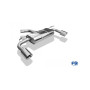Silencieux arrière duplex inox 1x100mm type 25 pour SEAT LEON TYPE 5F