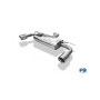 copy of Silent rear duplex stainless steel 2x80mm type 25 for SEAT LEON TYPE 5F
