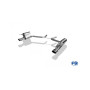Silencieux arrière duplex inox 1x115x85mm type 32 pour MERCEDES CLASSE E TYPE W211
