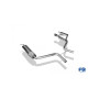 Silencieux arrière duplex inox 1x115x85mm type 32 pour MERCEDES CLASSE E TYPE W211