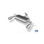 Silencieux arrière duplex inox 1x135x80mm type 53 pour VOLSWAGEN BEETLE TYPE 1C/9C/1Y