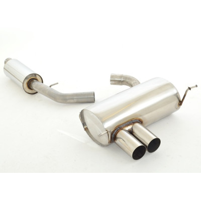 copy of Silent stainless steel rear 1x90mm type 16 for BMW SERIE 1 120i TYPE E87