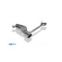 Silencieux arrière duplex inox 1x140x90mm type 32 (Rieger) pour AUDI A1 COMPACT/SPORTBACK type 8X