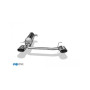 copy of Silent rear duplex stainless steel 1x160x80mm type 53 for VOLKSWAGEN T5/T6 4-MOTION