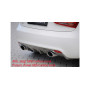 Silencieux arrière duplex inox 1x140x90mm type 32 (Rieger) pour AUDI A1 COMPACT/SPORTBACK type 8X