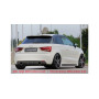copy of Silent rear duplex stainless steel 1x160x80mm type 53 for VOLKSWAGEN T5/T6 4-MOTION