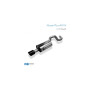 copy of Silent rear stainless steel central output 2x76mm type 13 for NISSAN MICRA TYPE K12