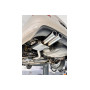 copy of Silent rear duplex stainless steel 1x160x80mm type 53 for VOLKSWAGEN T5/T6 4-MOTION