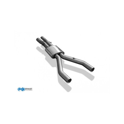 copy of Silent rear duplex stainless steel 2x80mm type 13 for BMW M5 TYPE E60