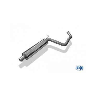 Silencieux avant sport inox pour SEAT LEON CUPRA TYPE KL 4x2