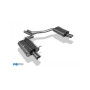 Silencieux arrière duplex sport inox 1x90mm type 25 pour AUDI A4 TYPE B7