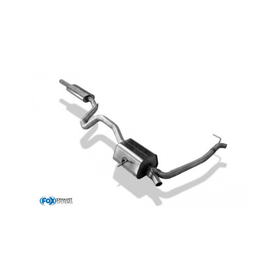 Catback avec silencieux arrière duplex sport inox 1x50mm type 10 + silencieux avant pour RENAULT MEGANE IV GT