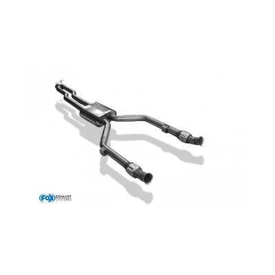 Silencieux avant sport inox pour MERCEDES CLASSE C TYPE W205 BERLINE/BREAK/CABRIOLET/COUPE