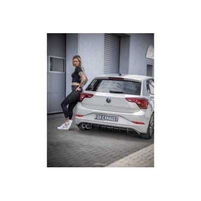 copy of Silent rear duplex stainless steel 1x100mm type 16 for MAZDA CX5 TYPE KE/GH