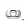 copy of Silent stainless steel rear 1x135x80mm type 53 for OPEL VECTRA A (COFFRE)