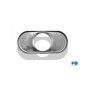 copy of Silent stainless steel rear 1x135x80mm type 53 for OPEL VECTRA A (COFFRE)
