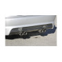 copy of Silent rear duplex D-G stainless steel 2x76mm type 13 look M3 for BMW 320/323/325/328/330 TYPE E46
