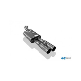 copy of Silent rear duplex stainless steel 1x160x80mm type 53 for VOLKSWAGEN T5/T6 4-MOTION