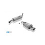 Pack Silencieux arrière inox 2x76mm type 10 + silencieux avant pour AUDI 100/A6 TYPE C4
