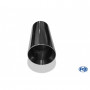 Embout d'échappement inox type 25 / Ø80mm / long 300mm