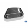 copy of Silent stainless steel rear 1x135x80mm type 53 for OPEL VECTRA A (COFFRE)