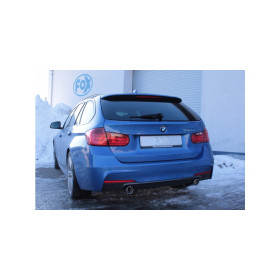 Silent rear duplex stainless steel 1x80mm type 16 for BMW 330d TYPE F30/31