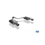 Silencieux arrière duplex inox 1x100mm type 16 pour FORD MONDEO MK4 TITANIUM S (COFFRE)