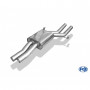 copy of Silent rear duplex stainless steel 1x160x80mm type 53 for VOLKSWAGEN T5/T6 4-MOTION