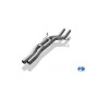 copy of Silent rear duplex stainless steel 1x160x80mm type 53 for VOLKSWAGEN T5/T6 4-MOTION