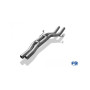 Tube de suppression de silencieux intermédiaire inox pour AUDI A8 TYPE D2