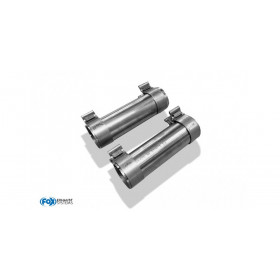 copy of Silent rear duplex stainless steel 1x160x80mm type 53 for VOLKSWAGEN T5/T6 4-MOTION