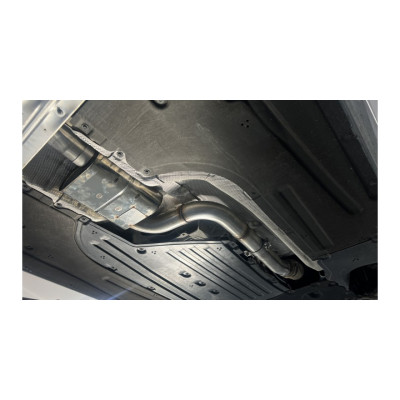 copy of Silent rear doppelbox stainless steel 2x76mm type 13 for BMW SERIE 3 316/318/320/323/325/328 TYPE E36