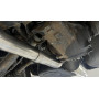 copy of Silent stainless steel rear 1x76mm type 16 for BMW F20/21 116i 3 CYLINDRES