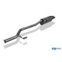 copy of Silent stainless steel rear 1x76mm type 16 for BMW F20/21 116i 3 CYLINDRES