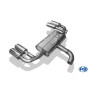 Silencieux arrière duplex sport inox 2x115x85mm type 32 pour AUDI A3 SPORTBACK QUATTRO TYPE 8V