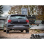 Silencieux arrière duplex sport inox 2x100mm type 25 (emmaillé noir) pour VOLKSWAGEN POLO GTI TYPE AW1