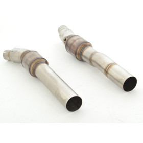 copy of Silent rear duplex stainless steel 1x160x80mm type 53 for VOLKSWAGEN T5/T6 4-MOTION