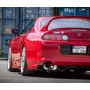CATBACK - Silencieux arrière inox 1x114mm type 10 + silencieux avant pour TOYOTA SUPRA MK4