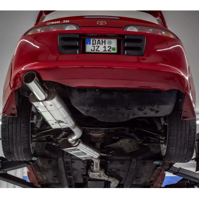 Silencieux arrière inox 1x114mm type 10 pour TOYOTA SUPRA MK4