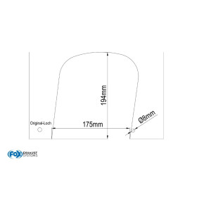 copy of Silent rear duplex stainless steel 1x160x80mm type 53 for VOLKSWAGEN T5/T6 4-MOTION