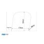 Gabarit de découpe 2x80mm pour AUDI A2