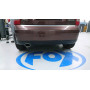 copy of Silent rear duplex stainless steel 1x160x80mm type 53 for VOLKSWAGEN T5/T6 4-MOTION