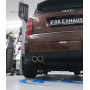 copy of Silent rear duplex stainless steel 1x160x80mm type 53 for VOLKSWAGEN T5/T6 4-MOTION
