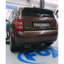 copy of Silent rear duplex stainless steel 1x160x80mm type 53 for VOLKSWAGEN T5/T6 4-MOTION