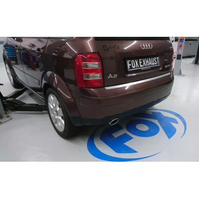 copy of Silent rear duplex stainless steel 1x160x80mm type 53 for VOLKSWAGEN T5/T6 4-MOTION