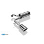 copy of Silent rear duplex stainless steel 1x160x80mm type 53 for VOLKSWAGEN T5/T6 4-MOTION