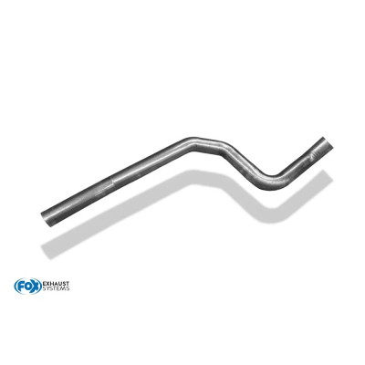 copy of Silent rear duplex stainless steel 1x160x80mm type 53 for VOLKSWAGEN T5/T6 4-MOTION