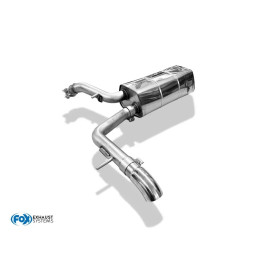 copy of Silent rear duplex stainless steel 1x160x80mm type 53 for VOLKSWAGEN T5/T6 4-MOTION